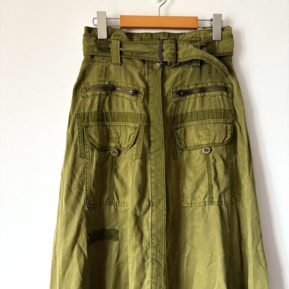 Free People Olive Maxi Skirt NWOT! - Picture 7 of 10